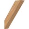 Ekena Millwork 5 1/2"W x 22"D x 28"H Traditional Smooth Knee Brace, Western Red Cedar BRC06X22X28TRA00SWR - alternate 1